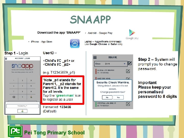 SNAAPP Pei Tong Primary School 