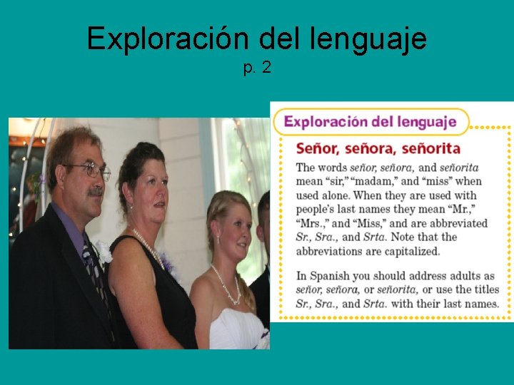 Exploración del lenguaje p. 2 