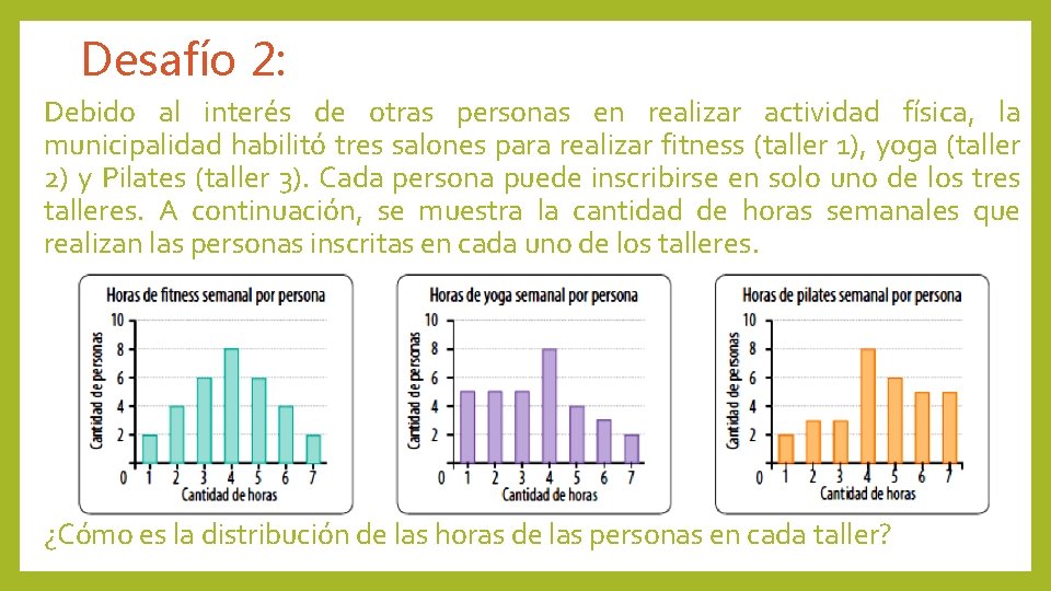 Desafío 2: Debido al interés de otras personas en realizar actividad física, la municipalidad