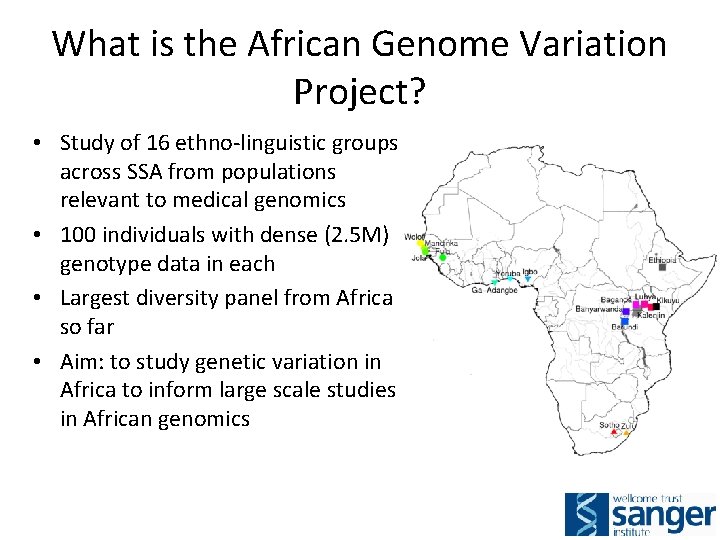 Population Structure and History in SubSaharan Africa Manjinder