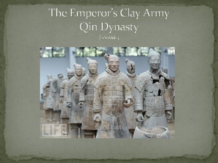 The Emperor’s Clay Army Qin Dynasty Lesson 3 