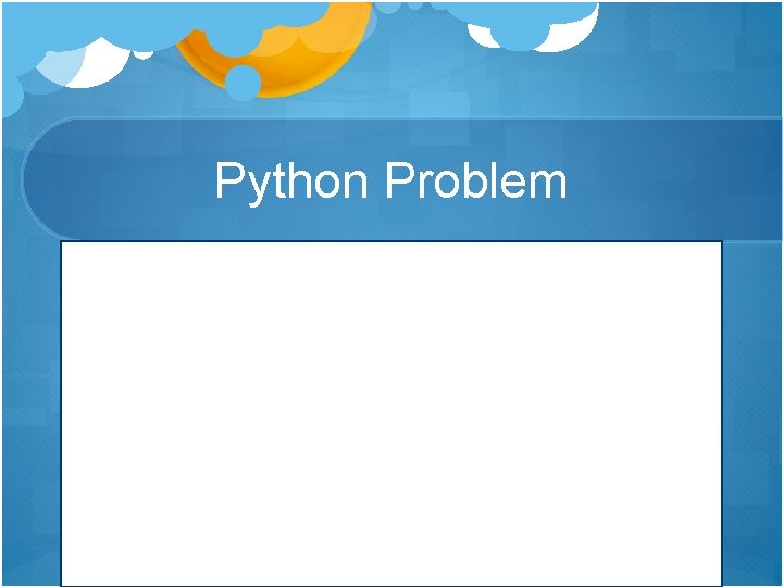 Python Problem 