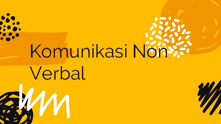 Komunikasi Non Verbal 