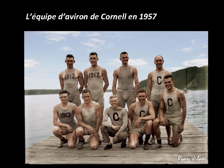 L’équipe d’aviron de Cornell en 1957 