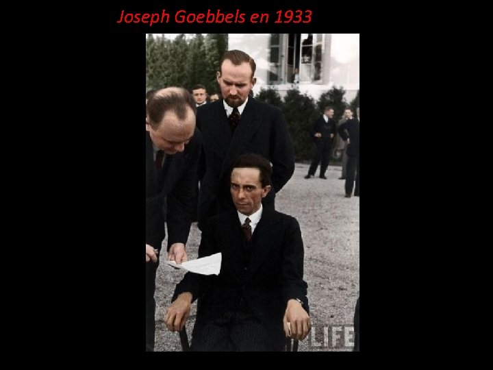 Joseph Goebbels en 1933 