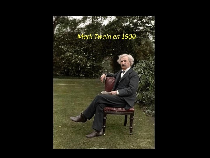 Mark Twain en 1900 