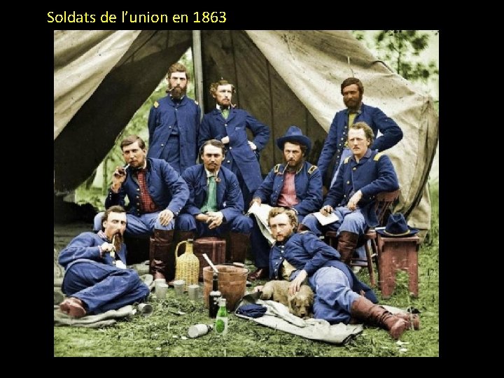 Soldats de l’union en 1863 