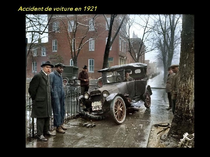 Accident de voiture en 1921 