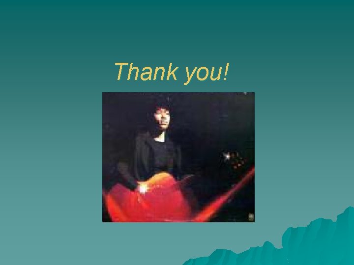 Thank you! Thank you!