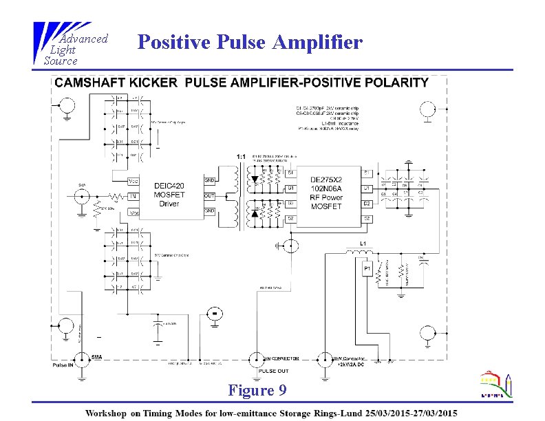 Advanced Light Source Positive Pulse Amplifier Figure 9 