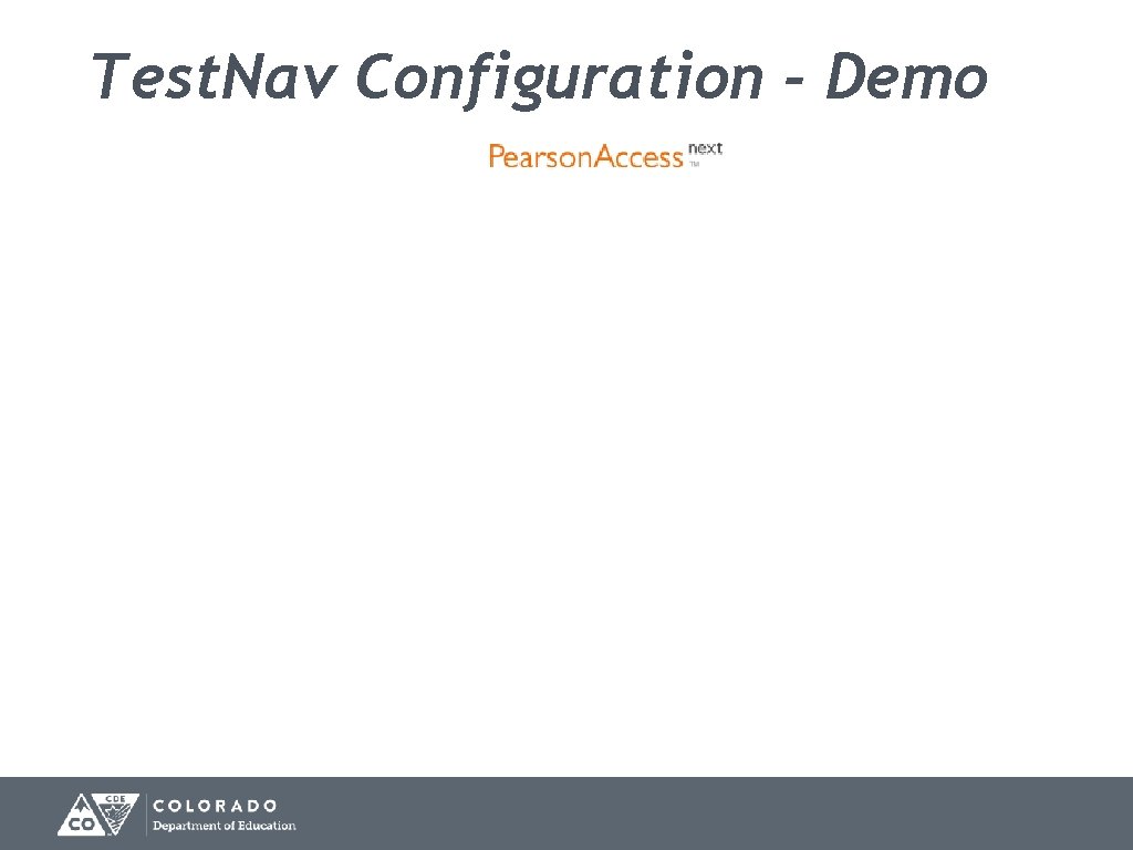 Test. Nav Configuration - Demo 74 