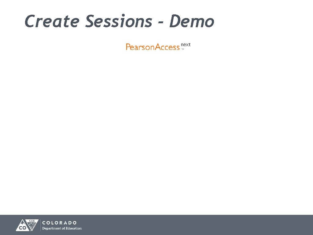 Create Sessions - Demo 78 