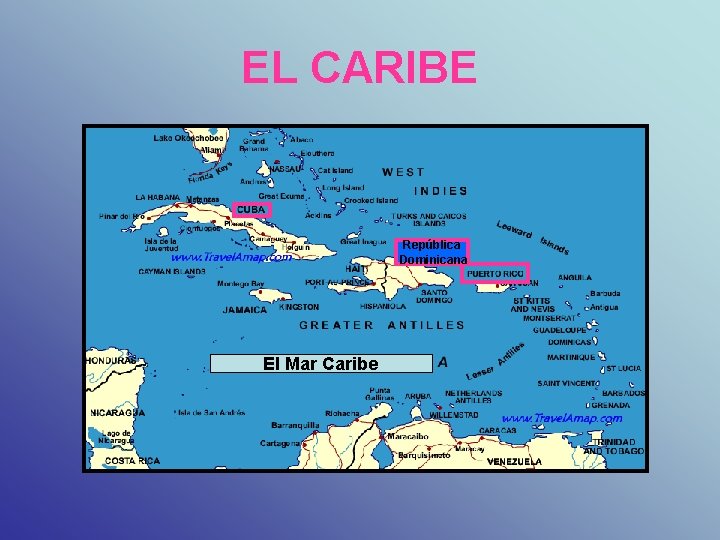 EL CARIBE República Dominicana El Mar Caribe 