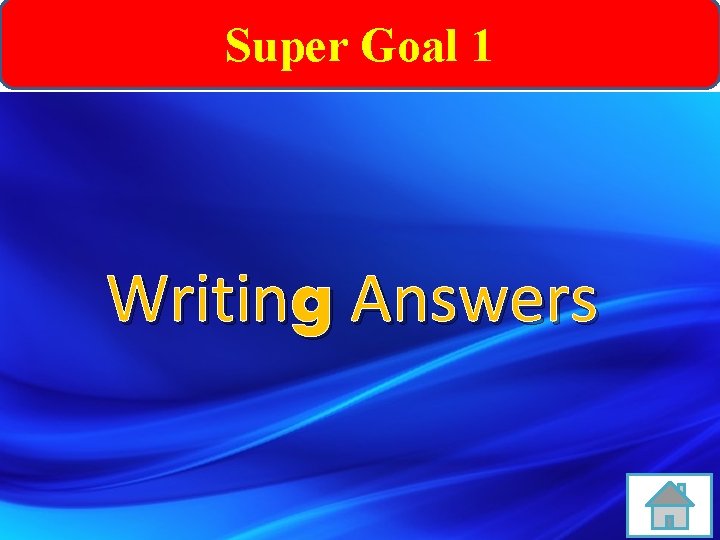 Super Goal 1 Writing Answers Super Goal 1 Writing Answers