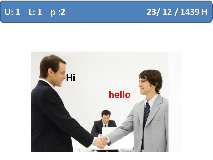 U: 1 L: 1 p : 2 23/ 12 / 1439 H Hi hello U: 1 L: 1 p : 2 23/ 12 / 1439 H Hi hello