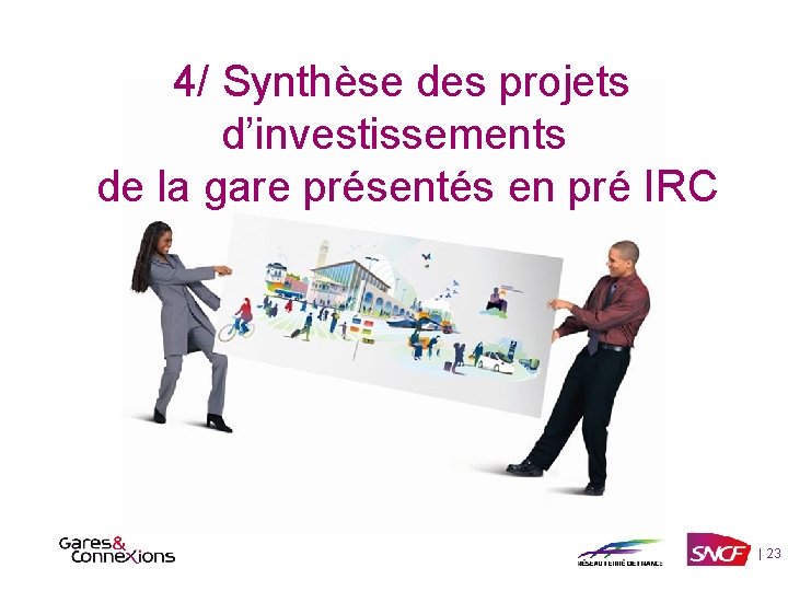 4/ Synthèse des projets d’investissements de la gare présentés en pré IRC | 23