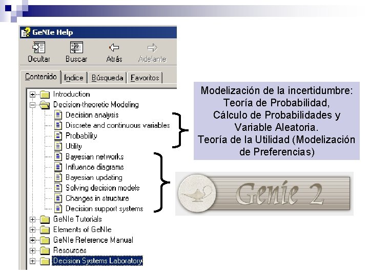 Modelización de la incertidumbre: Teoría de Probabilidad, Cálculo de Probabilidades y Variable Aleatoria. Teoría