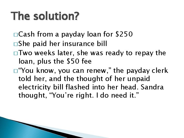 pay day advance fiscal loans 3 period payback