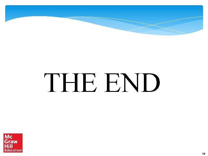 THE END 58 