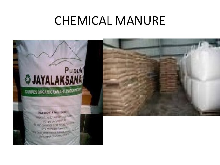 CHEMICAL MANURE 