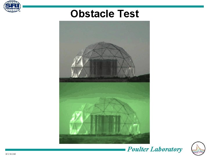 Obstacle Test MG 8/1/05 Poulter Laboratory 