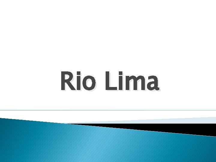 Rio Lima 