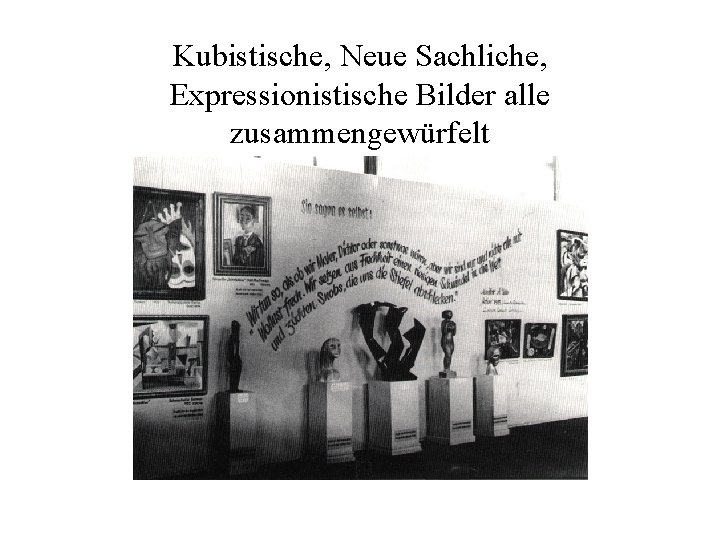 Kubistische, Neue Sachliche, Expressionistische Bilder alle zusammengewürfelt 