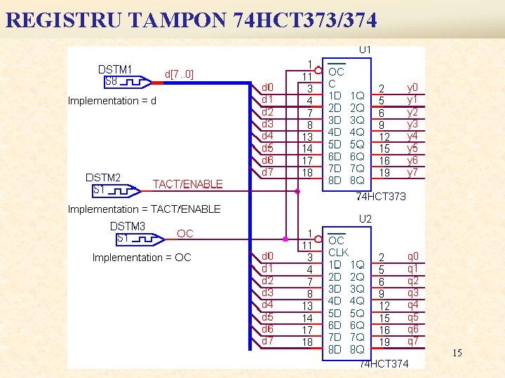 REGISTRU TAMPON 74 HCT 373/374 15 