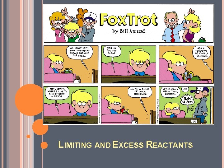 LIMITING AND EXCESS REACTANTS 