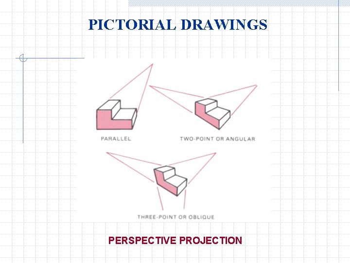 PICTORIAL DRAWINGS PERSPECTIVE PROJECTION 