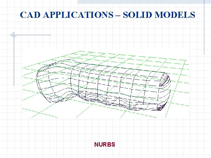 CAD APPLICATIONS – SOLID MODELS NURBS 