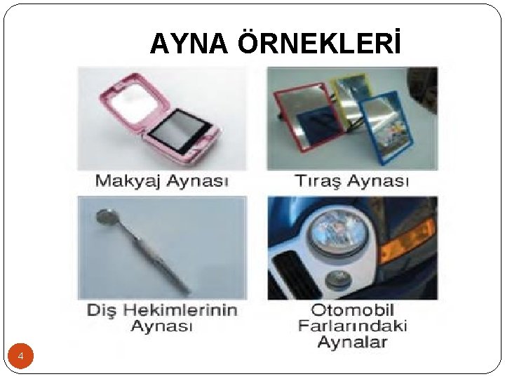AYNA ÖRNEKLERİ 4 