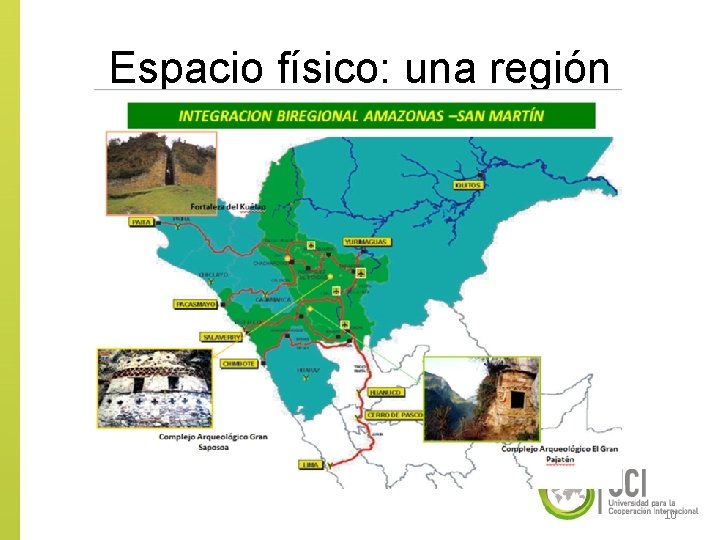 Espacio físico: una región 10 