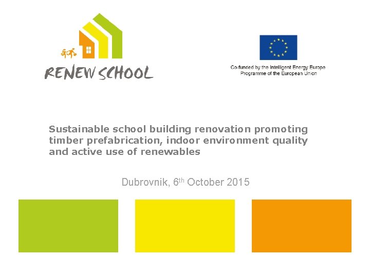 Sustainable school building renovation promoting timber prefabrication, indoor environment quality and active use of