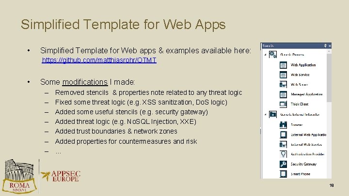 Simplified Template for Web Apps • Simplified Template for Web apps & examples available