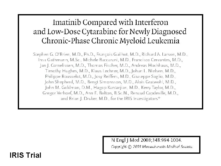 IRIS Trial 