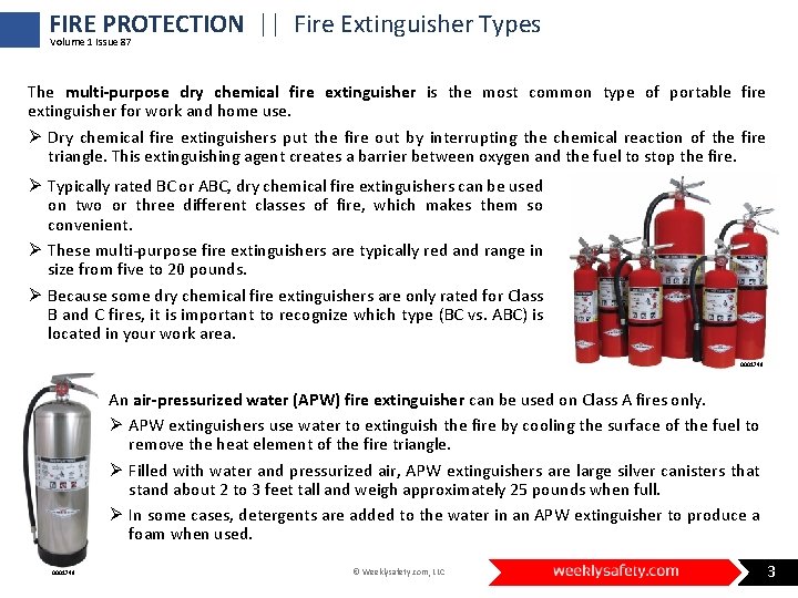FIRE PROTECTION || Fire Extinguisher Types Volume 1 Issue 87 The multi-purpose dry chemical FIRE PROTECTION || Fire Extinguisher Types Volume 1 Issue 87 The multi-purpose dry chemical