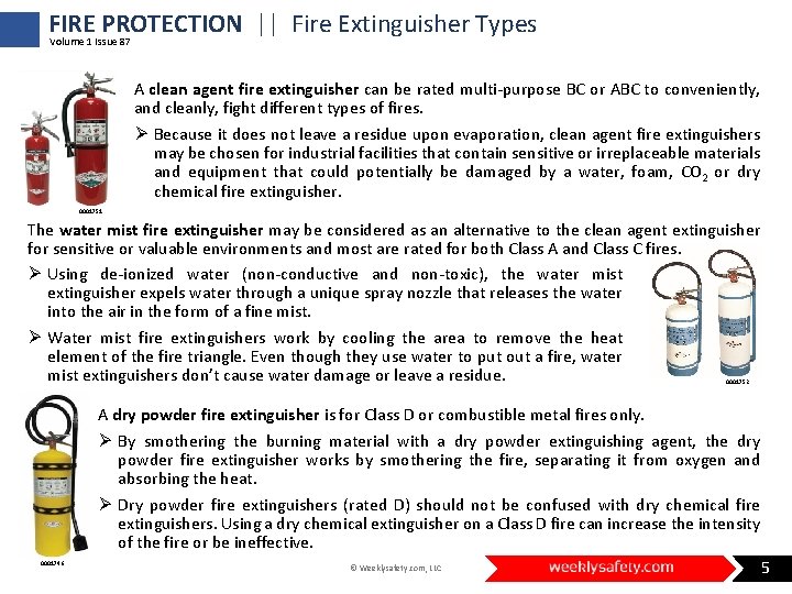 FIRE PROTECTION || Fire Extinguisher Types Volume 1 Issue 87 A clean agent fire FIRE PROTECTION || Fire Extinguisher Types Volume 1 Issue 87 A clean agent fire