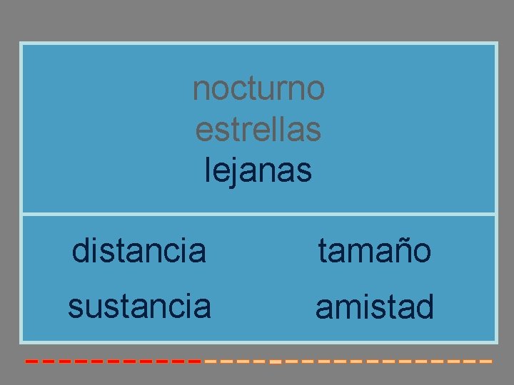 nocturno estrellas lejanas distancia tamaño sustancia amistad nocturno estrellas lejanas distancia tamaño sustancia amistad
