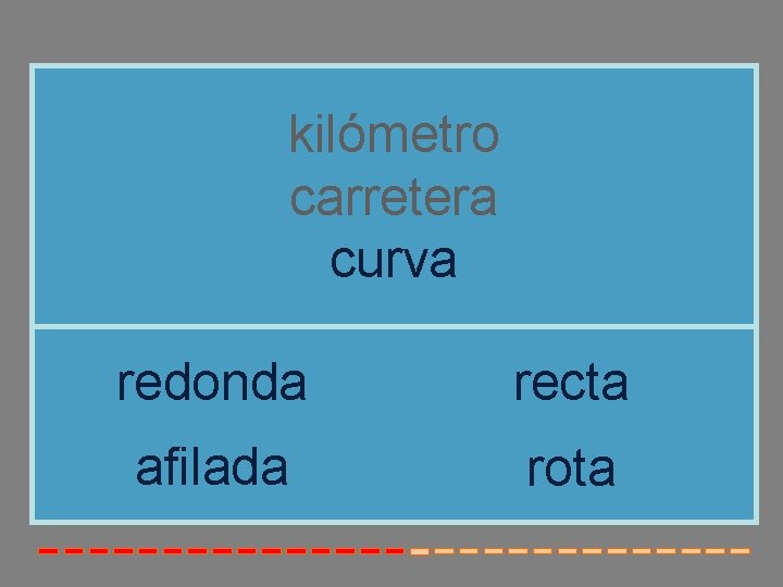 kilómetro carretera curva redonda recta afilada rota kilómetro carretera curva redonda recta afilada rota