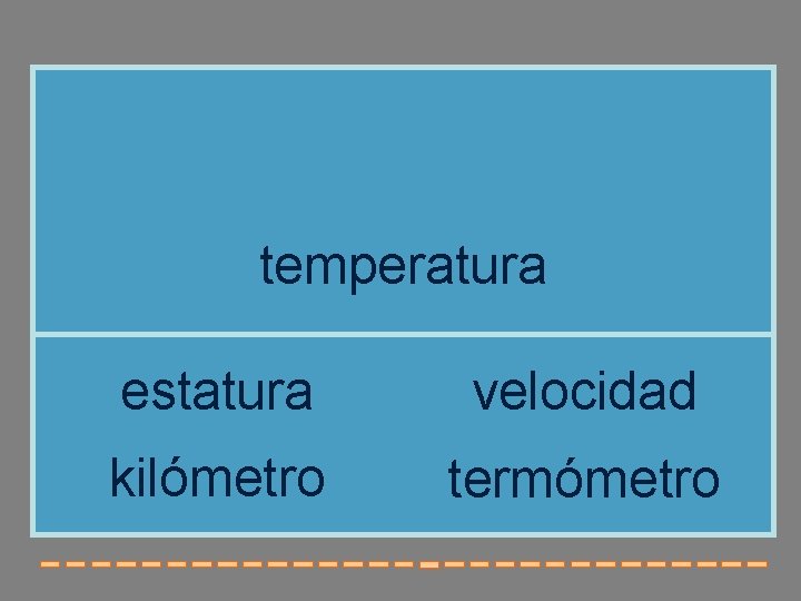 temperatura estatura velocidad kilómetro termómetro temperatura estatura velocidad kilómetro termómetro