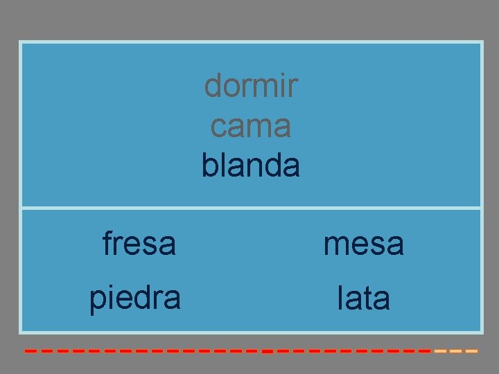 dormir cama blanda fresa mesa piedra lata dormir cama blanda fresa mesa piedra lata