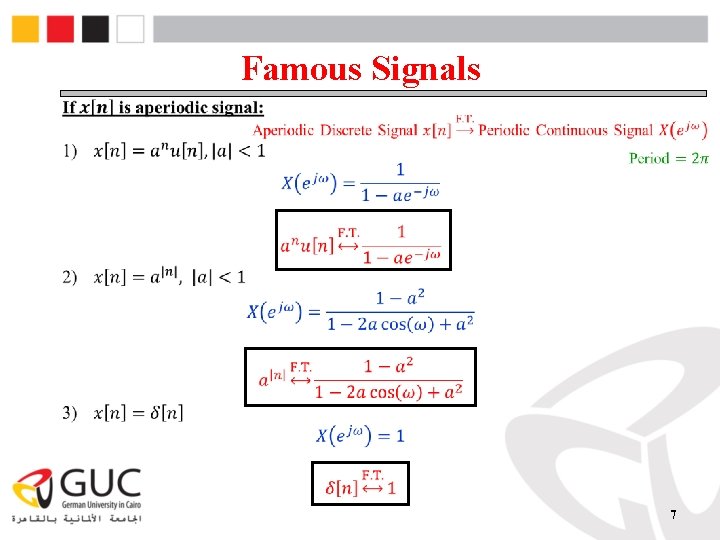 Famous Signals 7 