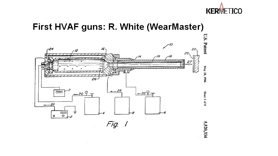 First HVAF guns: R. White (Wear. Master) First HVAF guns: R. White (Wear. Master)