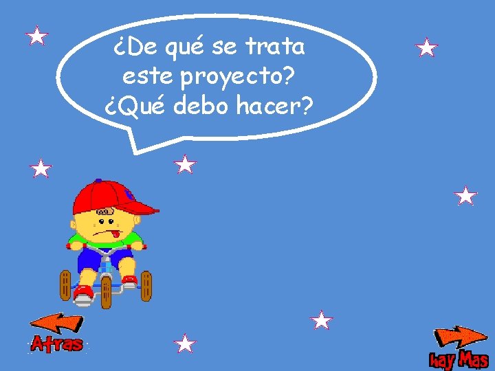 ¿De qué se trata este proyecto? ¿Qué debo hacer? 