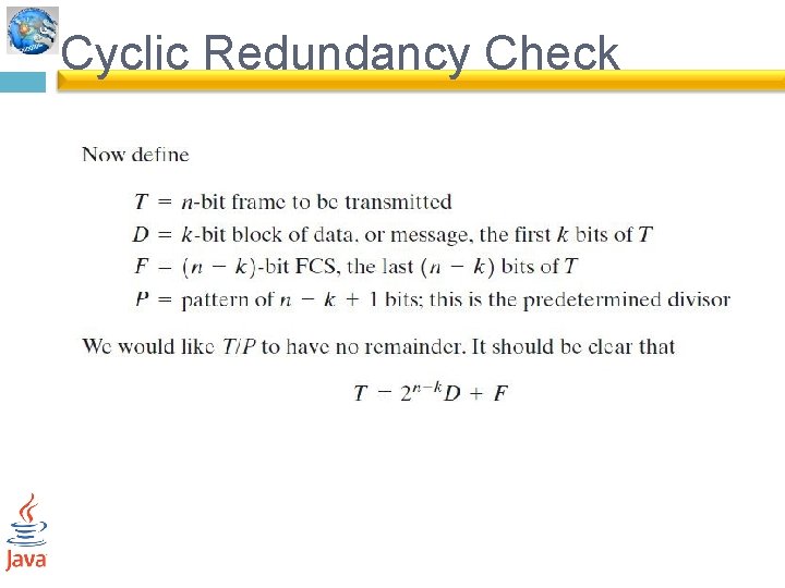 Cyclic Redundancy Check 