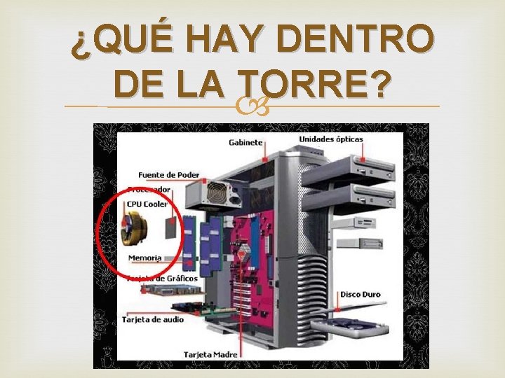 ¿QUÉ HAY DENTRO DE LA TORRE? 