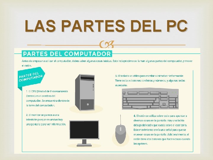 LAS PARTES DEL PC 