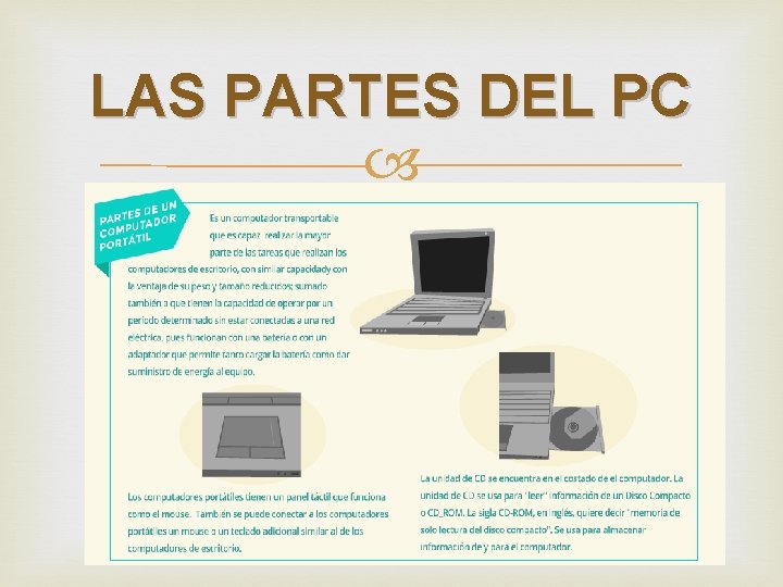 LAS PARTES DEL PC 