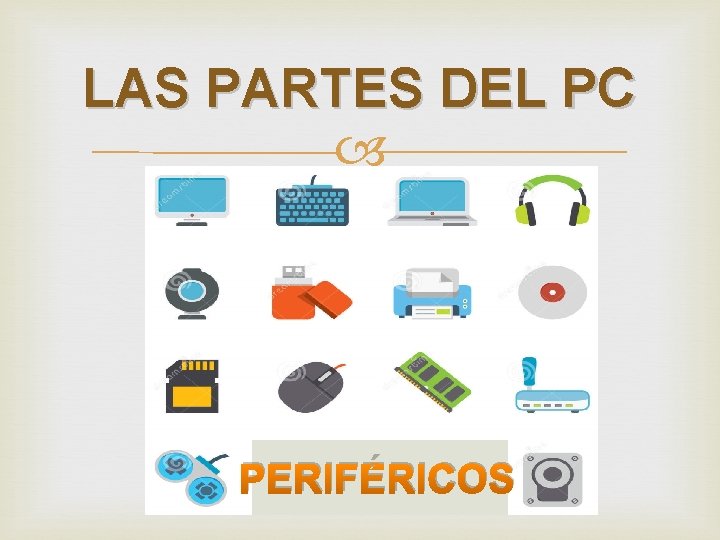 LAS PARTES DEL PC PERIFÉRICOS 